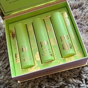 Pixi Lime Green Glow Stick Trio - Cream Highlighters with Rose Gold Accents